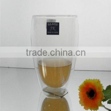 double wall glass coffee cup