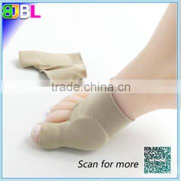 Shenzhen Bojie silicone factory offer Gel Pad Bunion Sleeves, Bunion Booties for Bunion Relief ,Bunion Sleeve with Gel.