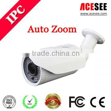 Auto Focus Digital Cameras Zoom Tracking CCTV IP Cameras Bullet Waterproof Housing