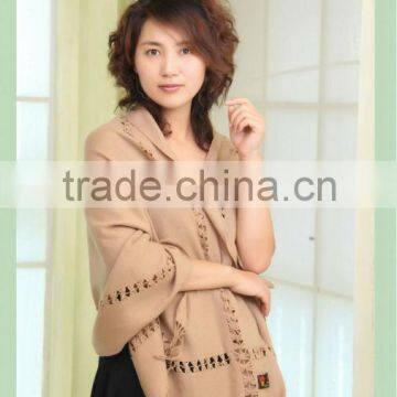 warm camel wool pashmina