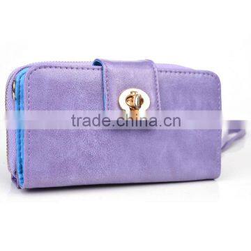 Stylish lady handbag/wallet compatible with Samsung Galaxy S4 magnetic hard shell case