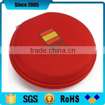 2016 dongguan red round eva disc storage case with sleeves