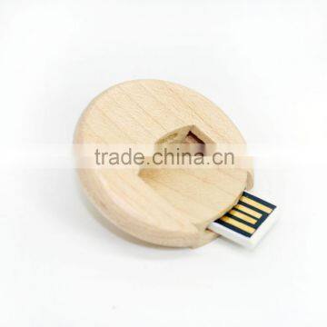 Hot Selling Wood pen drive Swivel USB Flash Drive Promotion/Christmas Gifts