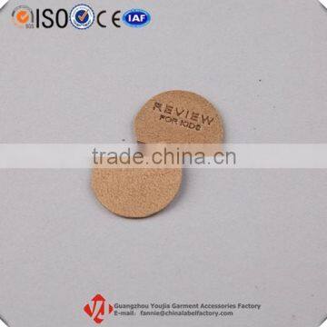 Microfiber Material Suede Shoe Label Boots Leather Labels Embossed Logo