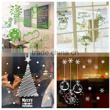 Santa Claus Window Sticker Self-adhesive Vinyl Printing