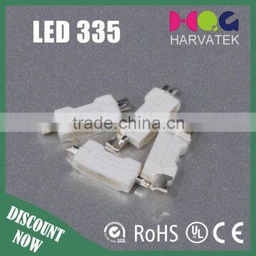 Good quality 30mA 335 smd led specification ultra high bright plcc 335 side view Green smd led