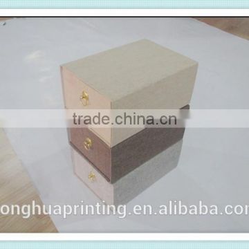 high end fabric shoe box packaging