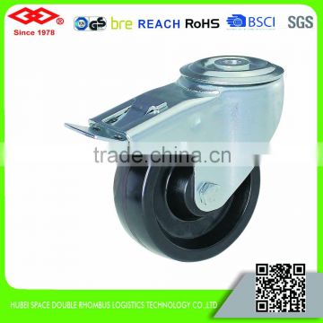 80mm European type plain bearing heat resisting caster wheel