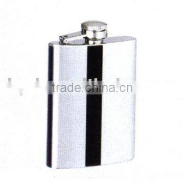 Long shape stainless steel hip flask