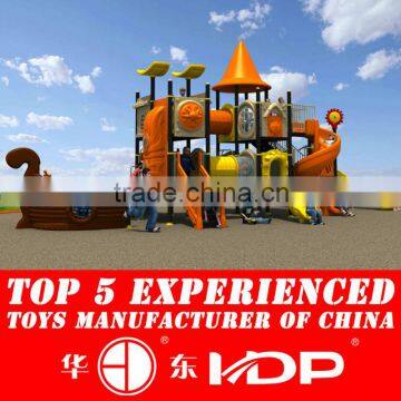 Outdoor playground slide equipment