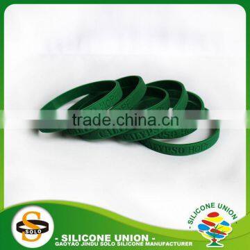 custom made bar code silicone bracelet thin printing silicone rubber wristband