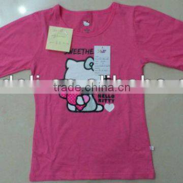 girls printing t-shirt