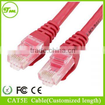 RED 2m Cat5e RJ45 10/100 Ethernet Network LAN Cable Patch PC to Router Lead