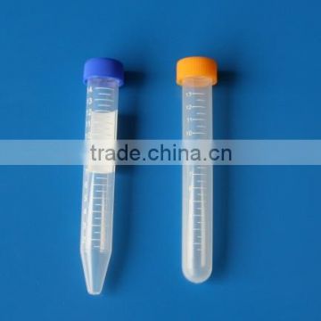 hot selling disposable 15ml centrifuge tubes