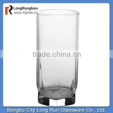 LongRun durable clear water glass cup transparent milk glass glass fruits drinks glass tumbler