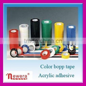 Color vertical packed bopp packing adhesive gum tape