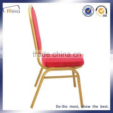 Classic Fabric Hotel Chair with Metal Frame Restaurant chair