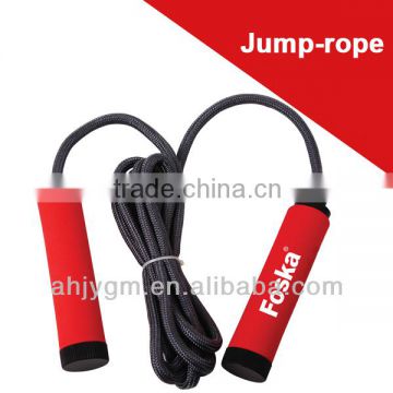 Jump Rope with PP foam handle,cotton rope