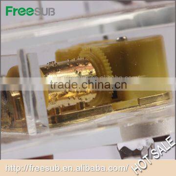 Freesub BSJ16 L100*H110*W90mm Blank Sublimation Crystal Music Box photo-6