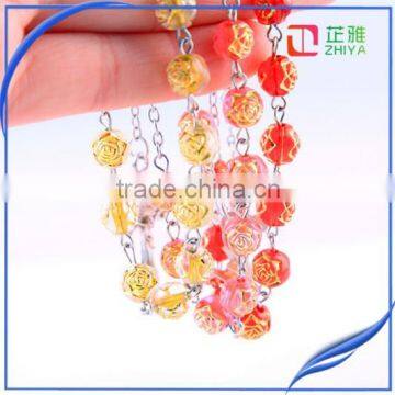 Multicolor Handmade Rosary Bracelet photo-3