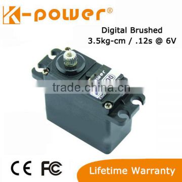 K-power DM0200 Medium-sized Car Servo 27g / 3.5kg-cm / 0.12sec @ 6V