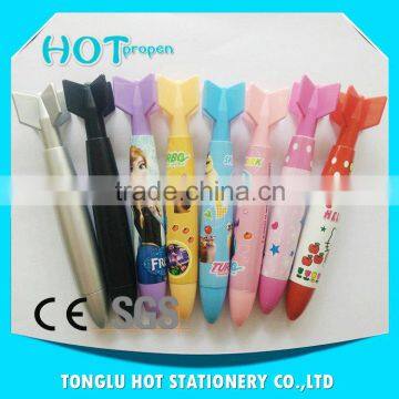  online shopping sales rocket style 3 in 1 function ball pen