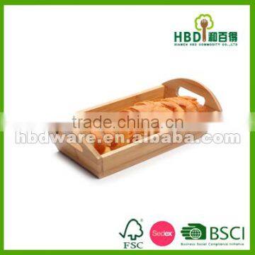 High Quality Wood Bread Tray With FDA Certificate