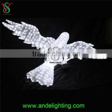 High quality 3D eagle shape fancy festoon motif lighting