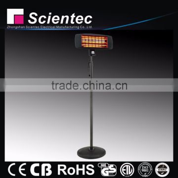 Scientec AH20AS 2000W High Quality FreeStanding Quartz Patio Heater Manufacture