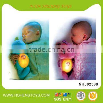 Cartoon baby toy with light
