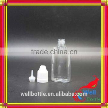 Thin Tip e Liquid Bottle 30ml for Clear Pet Plastic Dropper Bottle PET391R photo-2