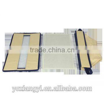 Traveling Clear Collapsible Sturdy Tableware Storage Box , Large Polyester Table Storage Box With Lids