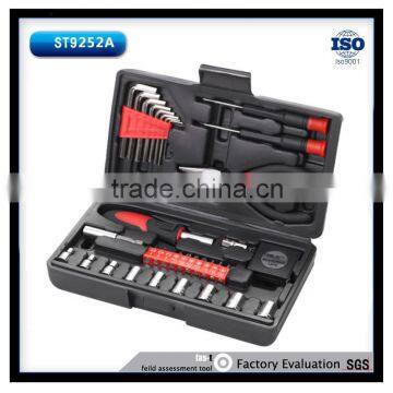 2016 Tool set 35pcs tool kit for hex keys precision screwdriver plier bit holder sockets