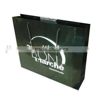 Large white card paper Bag with logo