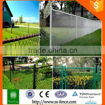 Temporary Construction Stainless Steel Chain Link Fence