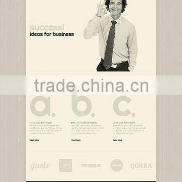 Trade center website design