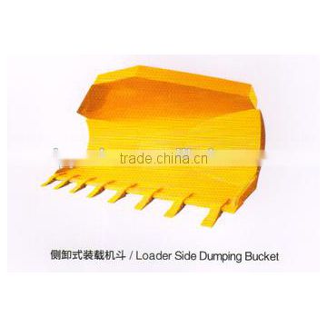 side dumping bucket for excavator ,OEM in competitive price,sdlg bucket for wheel loader and excavator