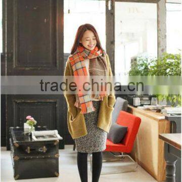 Fashionable wool woven shawl neck chinese scarf