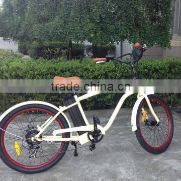 26 inch Aluminum Alloy Frame Beach Cruiser Electric Bike