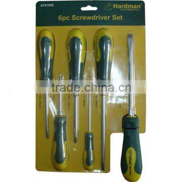 6pcs Screwdriver Set with Clam Shell