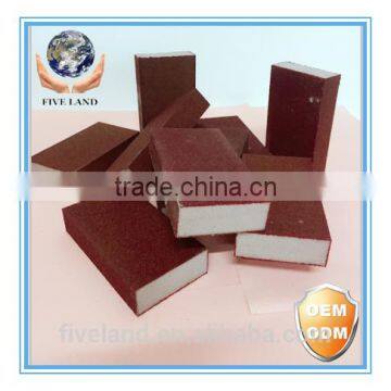 Alibaba gold supplier four sides fine Abrasive sanding block sponge