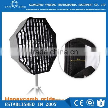 Wholesale professional speedlite umbrella softbox 80cm 32" with honeycomb grid for speedlite flash light