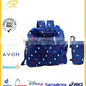 China supplier baby mother bag, hanging adult baby diaper bag