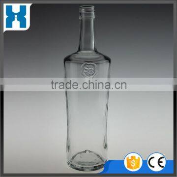 750ML CLEAR GLASS BOTTLE WITH CUSTOM LABEL