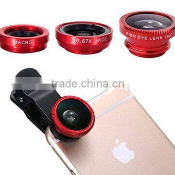 Hot Sell Clip Lens , Magical Universal Clip 3in 1 Lens for Mobile Phone , Cute Contact Lens Case . photo-3