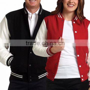 High Quality Cotton Embroidery Printing Custom Baseball Jackets