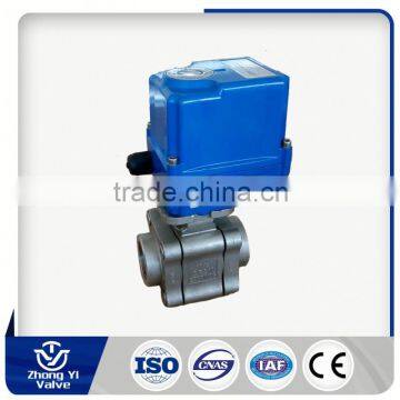 High quality electric actuator hot water ball electric ball valve stainless steel