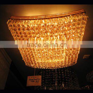 Contemporary dining room crystal ceiling lighting