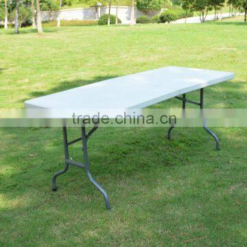 Outdoor White Folding Blow Molding Table