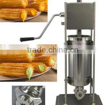 Free shipping 2L Spain churro maker machine, manual churros making machine ( 3L 5L 7L 10L 12L available) for small business